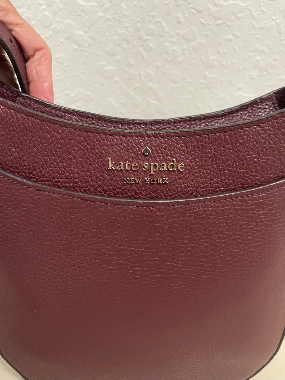kate spade compact pebbled